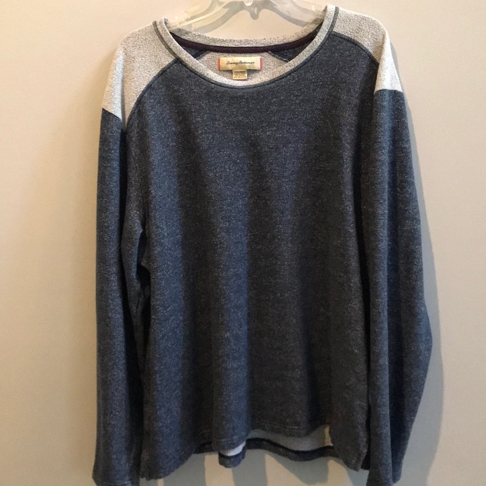 Tommy Bahama men 2xl pullover sweatshirt gray*EUC*